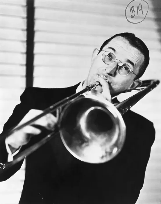 Framed Print : Tommy Dorsey Playing the Trombone Framed Print : Tommy Dorsey Playing the Trombone