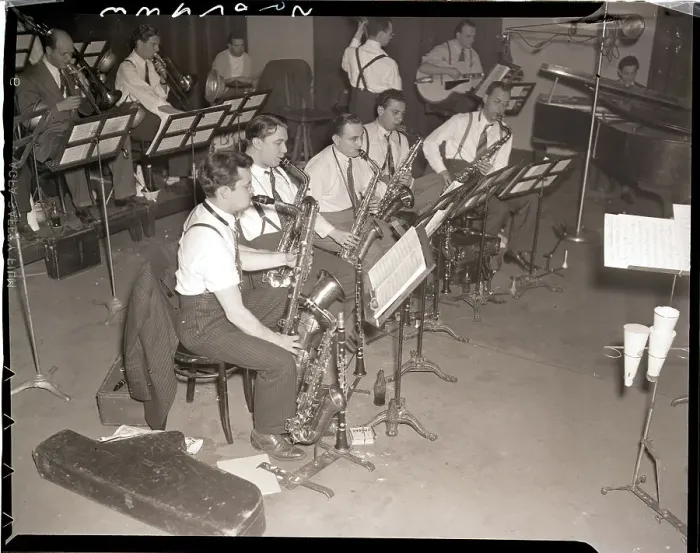 Framed Print : Tommy Dorsey's Saxophone Section Framed Print : Tommy Dorsey's Saxophone Section