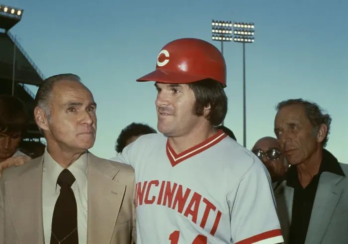 Framed Print : Tommy Holmes And Pete Rose Framed Print : Tommy Holmes And Pete Rose