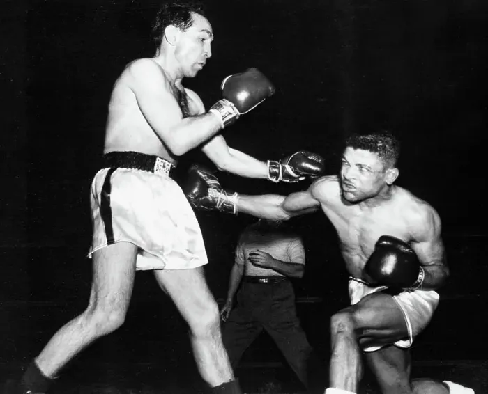 Framed Print : Tommy Tibbs Boxing