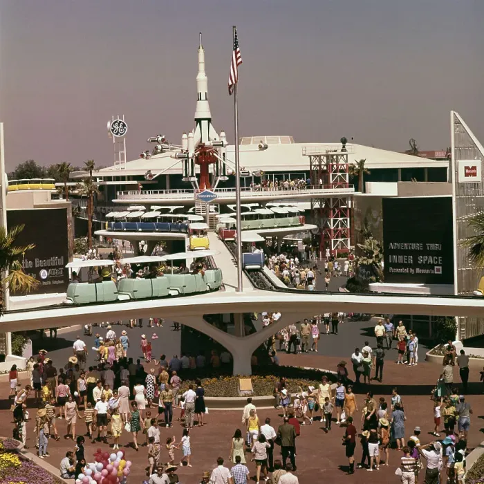 Framed Print : Tomorrowland At Disneyland Framed Print : Tomorrowland At Disneyland