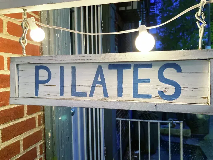 Framed Print : Bill Tompkins PILATES sign Archive Framed Print : Bill Tompkins PILATES sign Archive