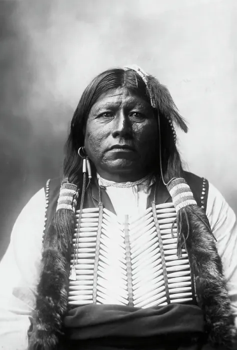 Framed Print : Tonkawa Native American Chief