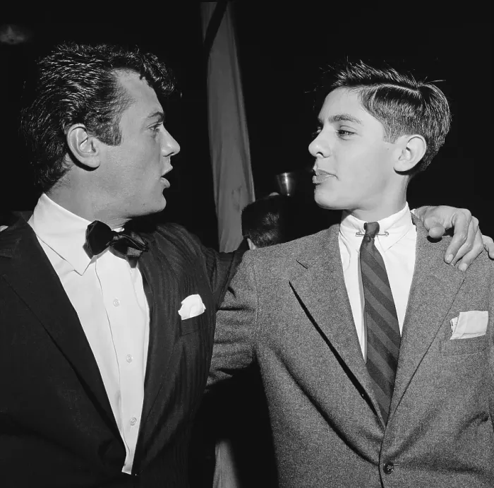Framed Print : Tony Curtis And Brother
