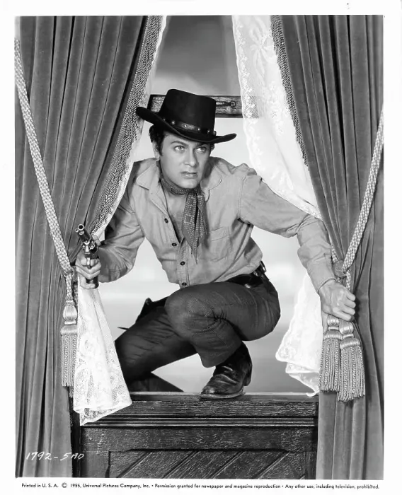 Framed Print : Tony Curtis In The Rawhide Years Framed Print : Tony Curtis In The Rawhide Years