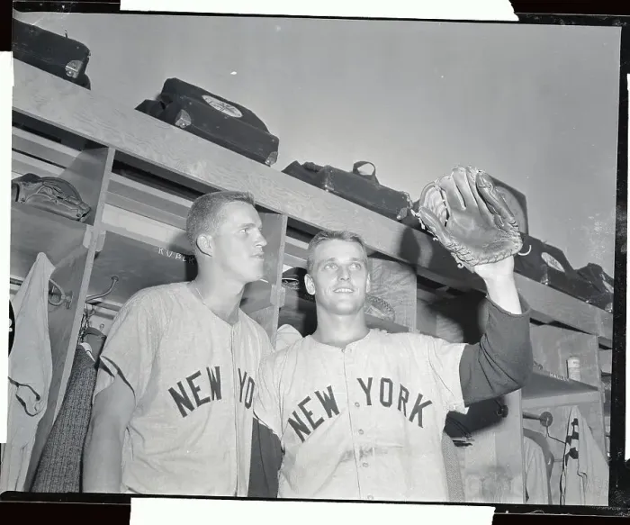 Framed Print : Tony Kubek with Roger Maris Framed Print : Tony Kubek with Roger Maris