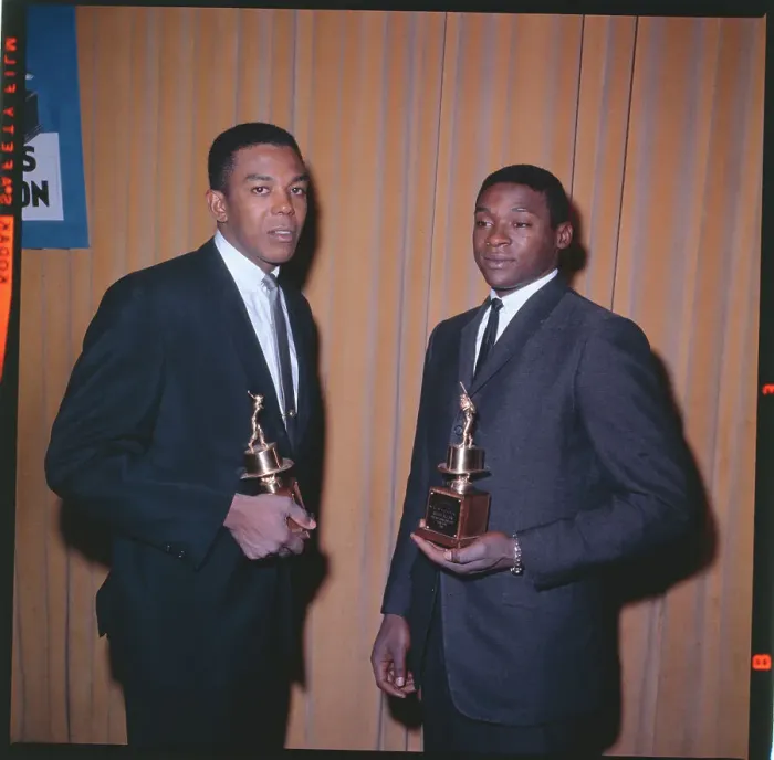 Framed Print : Tony Oliva and Richie Allen Holding Awards Framed Print : Tony Oliva and Richie Allen Holding Awards