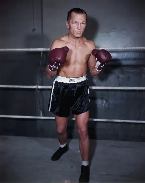 Framed Print : Tony Zale, In Fighting Pose Framed Print : Tony Zale, In Fighting Pose