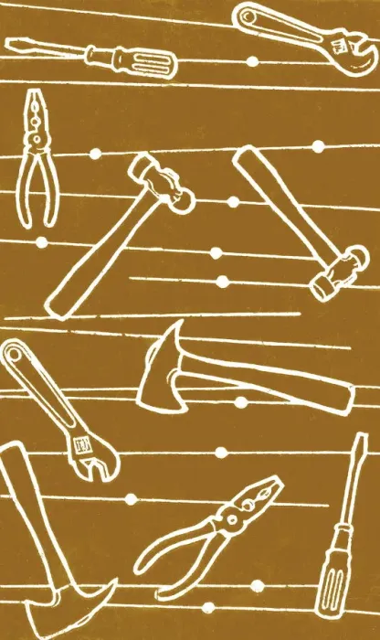 Framed Print : Tool pattern Framed Print : Tool pattern