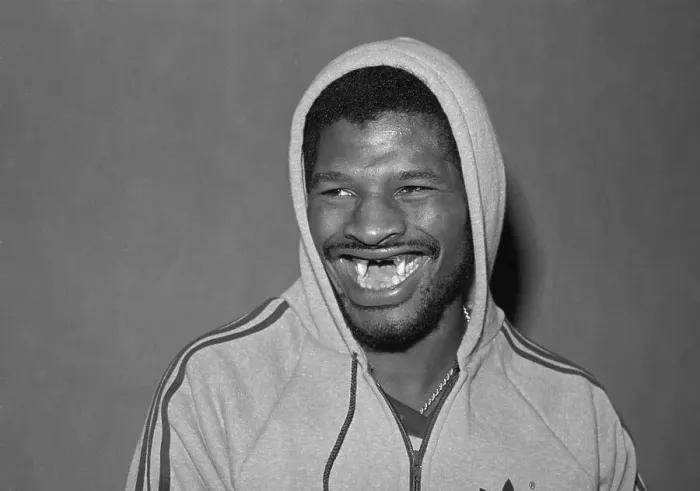 Framed Print : Toothless Leon Spinks Smiling Framed Print : Toothless Leon Spinks Smiling