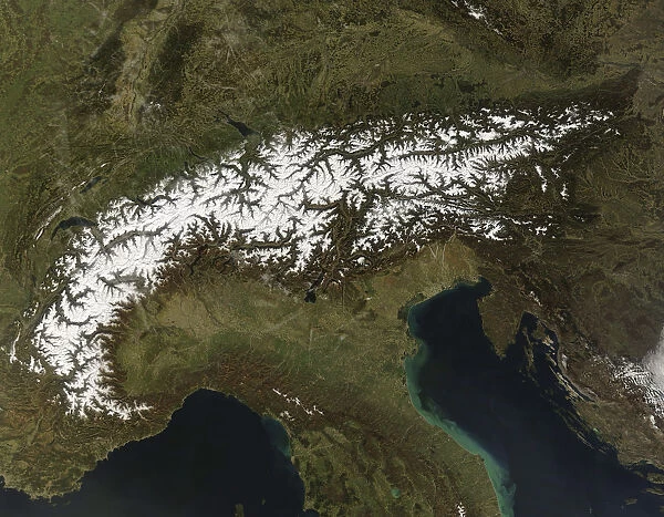 topography, satellite view, nobody, alpen, alpes, alps, austria, europe, france, mountains