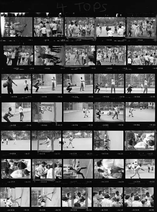 Framed Print : The Four Tops Shooting Hoops In NY Framed Print : The Four Tops Shooting Hoops In NY