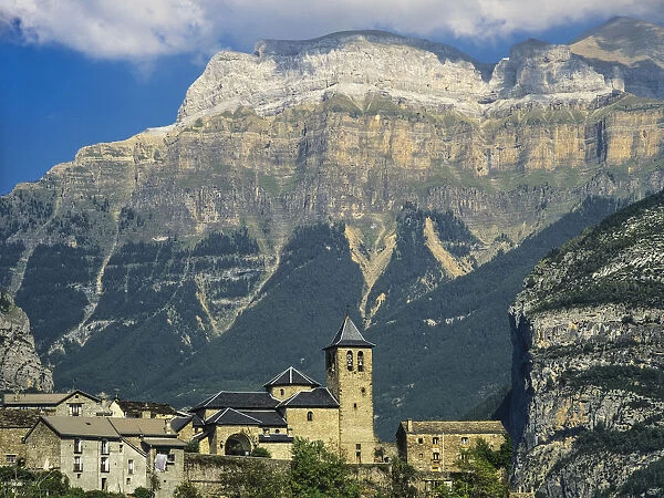 Torla, the town which is the main entrance to the Ordesa y Monte Perdido National Park