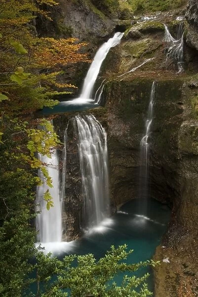 Torla waterfall