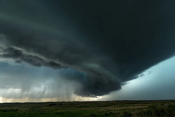 Tornado warned superstorm, Texas, USA