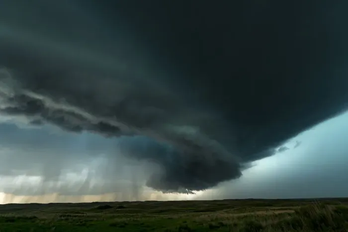 Framed Print : Tornado warned superstorm, Texas, USA Framed Print : Tornado warned superstorm, Texas, USA