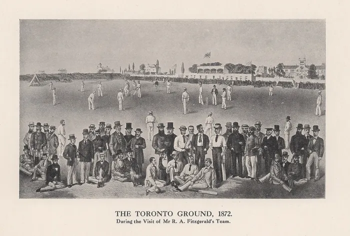 Framed Print : The Toronto Cricket Ground, 1872 (1912)