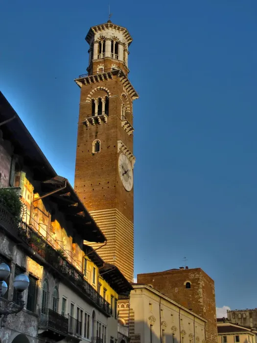 Framed Print : Torre dei Lamberti Verona Italy Framed Print : Torre dei Lamberti Verona Italy