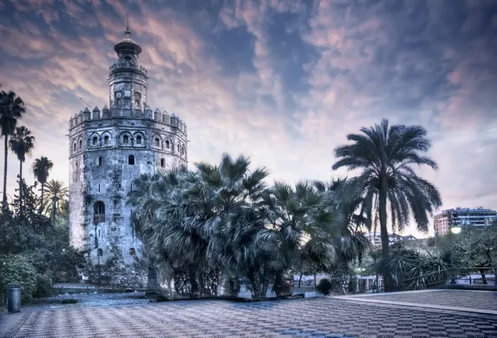 Framed Print : Torre del Oro, Sevilla, Andalucia, Spain