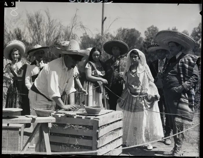 Framed Print : Tortilla Maker In California