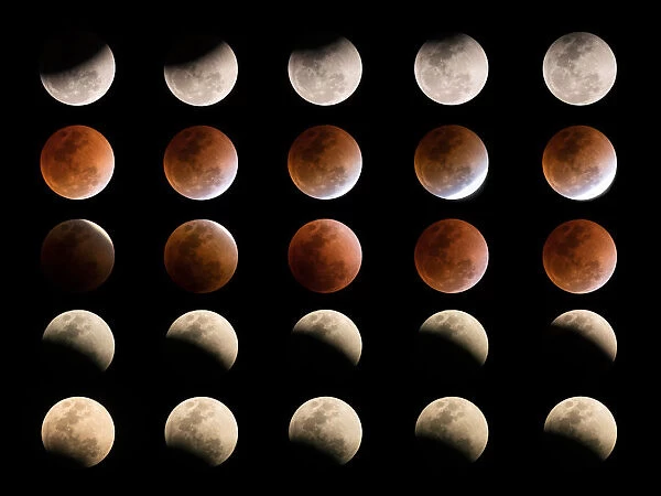 Total Lunar eclipse in Thailand January 31, 2018