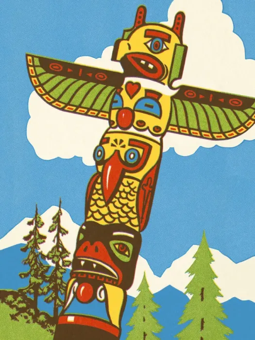 Framed Print : Totem Pole Framed Print : Totem Pole