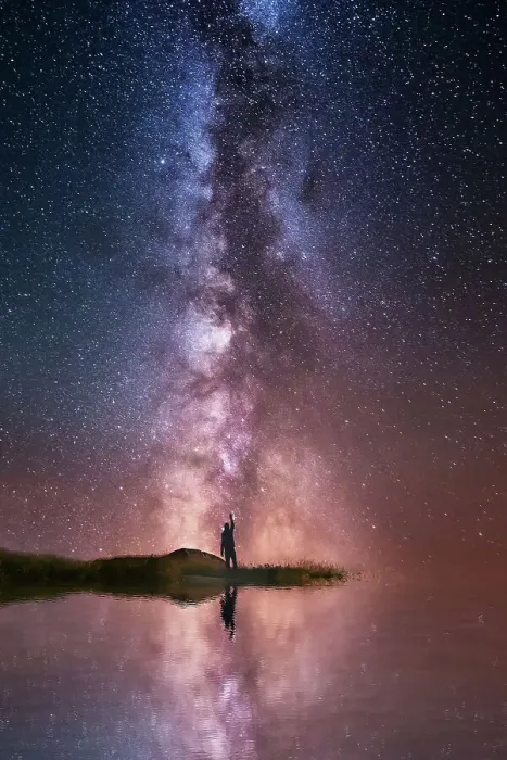 Framed Print : Touching the milky way Framed Print : Touching the milky way