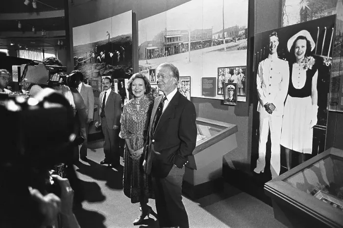 Framed Print : Tour of the Carter Presidential Center