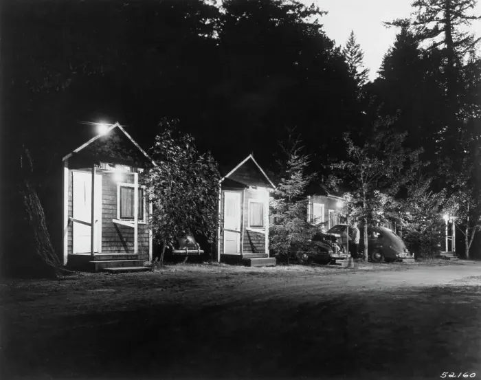Framed Print : Tourist Camp, California Framed Print : Tourist Camp, California
