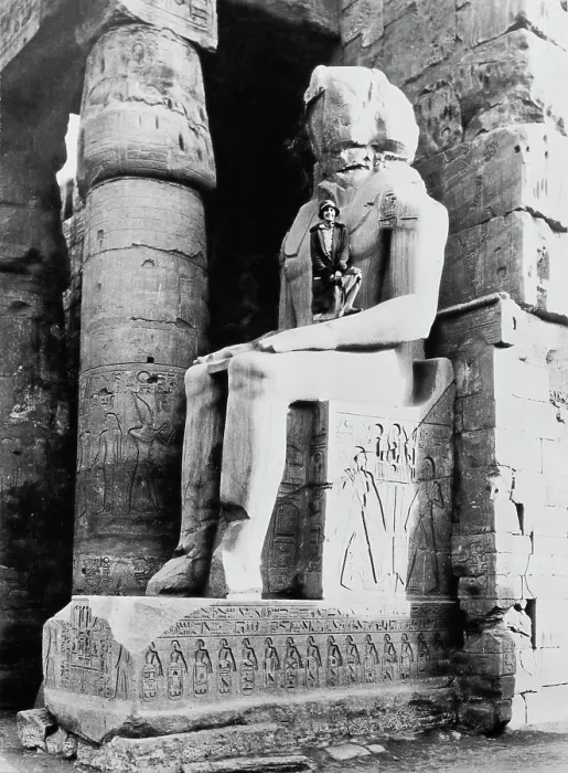 Framed Print : Tourist Poses On Statue Framed Print : Tourist Poses On Statue