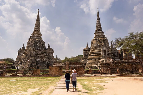 Tourist of Wat Phra Si Sanphet