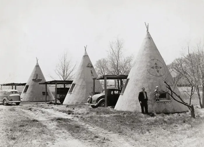 Framed Print : Tourists Staying at Tepee Camp