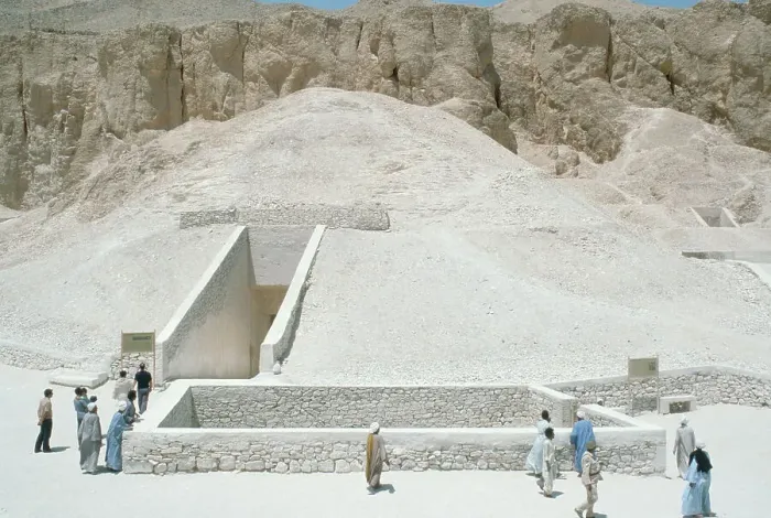 Framed Print : Tourists Around Tomb's Entrance Framed Print : Tourists Around Tomb's Entrance