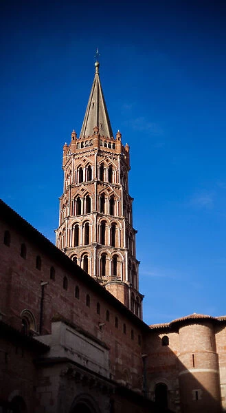 Tower of Basilique Saint-Sernin in Toulouse