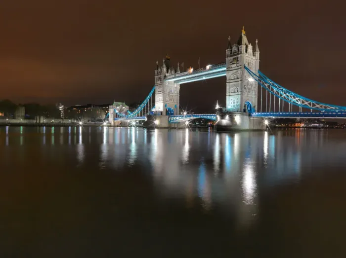 Framed Print : Tower Bridge Reflecting in the Thames River Framed Print : Tower Bridge Reflecting in the Thames River