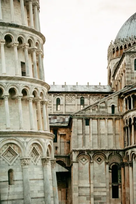 Framed Print : Tower of Pisa and Cathedral Framed Print : Tower of Pisa and Cathedral
