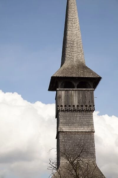 Tower of Rogoz orthodox wooden church
