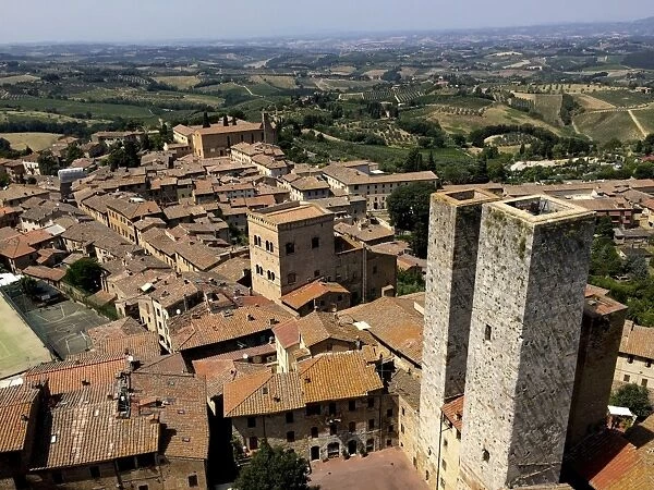 Towering City of Tuscany