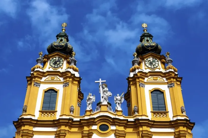 Framed Print : Towers of the Abbey of Melk. Austria Framed Print : Towers of the Abbey of Melk. Austria