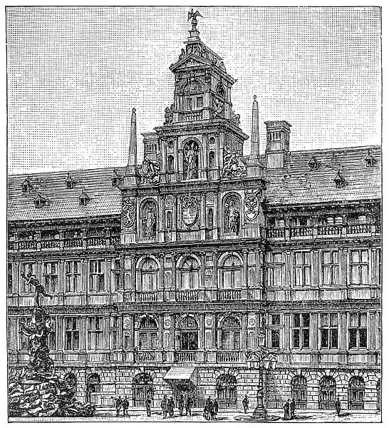 Town Hall in Antwerp (Central Building)