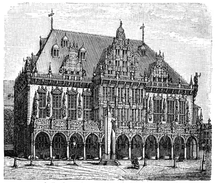 Framed Print : Town Hall of Bremen