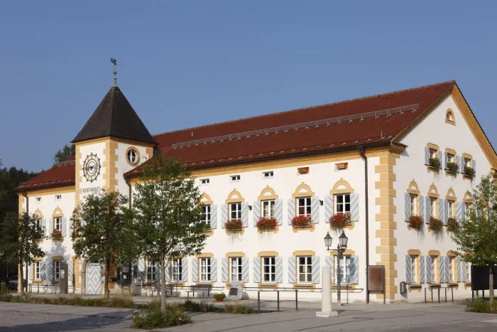 Framed Print : Town hall, Geretsried, Upper Bavaria, Bavaria, Germany, Europe Framed Print : Town hall, Geretsried, Upper Bavaria, Bavaria, Germany, Europe