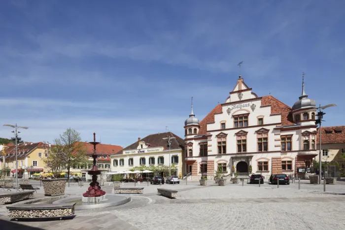 Framed Print : Town hall on Hauptplatz square, Hartberg, East Styria, Styria, Austria, Europe, PublicGround Framed Print : Town hall on Hauptplatz square, Hartberg, East Styria, Styria, Austria, Europe, PublicGround