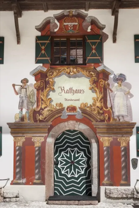 Framed Print : Town Hall, Ruhpolding, Chiemgau region, Upper Bavaria, Bavaria, Germany, Europe, PublicGround Framed Print : Town Hall, Ruhpolding, Chiemgau region, Upper Bavaria, Bavaria, Germany, Europe, PublicGround
