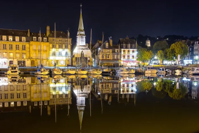 Framed Print : Town of Honfleur Framed Print : Town of Honfleur