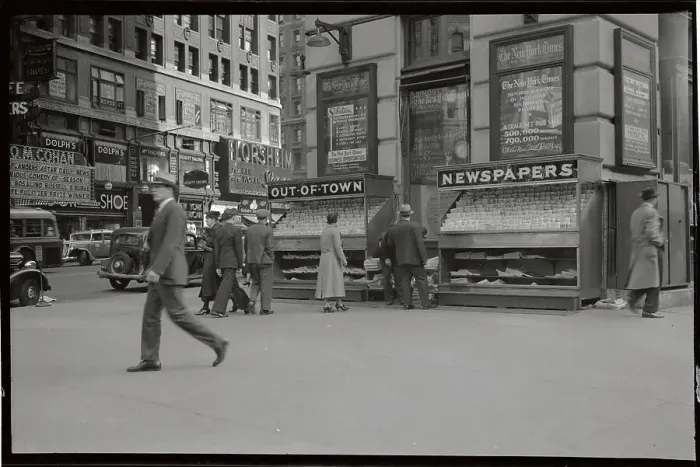 Framed Print : Out of Town Newspaper Stand