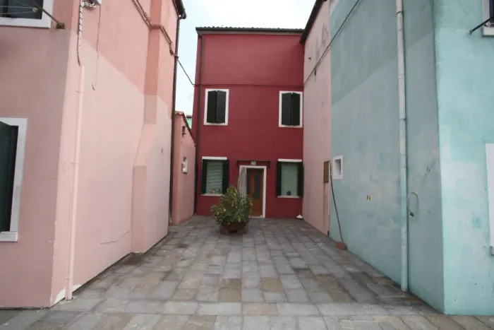 Framed Print : Townscape at Burano island Framed Print : Townscape at Burano island
