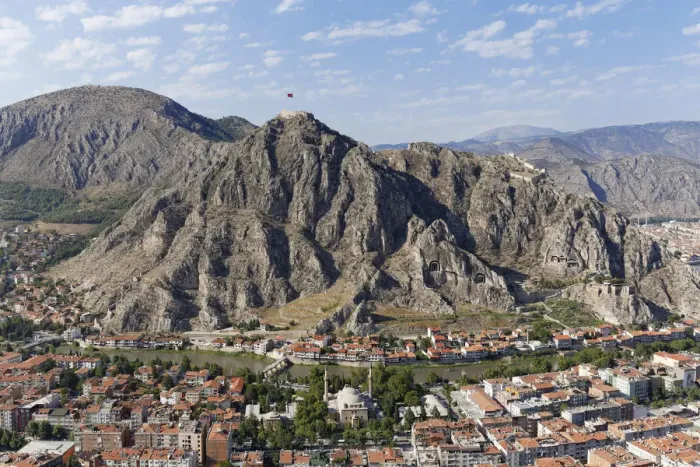 Framed Print : Townscape with castle, Amasya, river Yesilirmak, Black Sea Region, Turkey Framed Print : Townscape with castle, Amasya, river Yesilirmak, Black Sea Region, Turkey