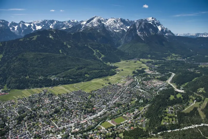 Framed Print : Townscape of Garmisch, Garmisch-Partenkirchen, Loisachtal, Bavaria, Germany Framed Print : Townscape of Garmisch, Garmisch-Partenkirchen, Loisachtal, Bavaria, Germany