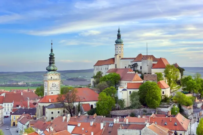 Framed Print : Townscape, Mikulov, Breclav district, Jihomoravsky region, Czech Republic Framed Print : Townscape, Mikulov, Breclav district, Jihomoravsky region, Czech Republic